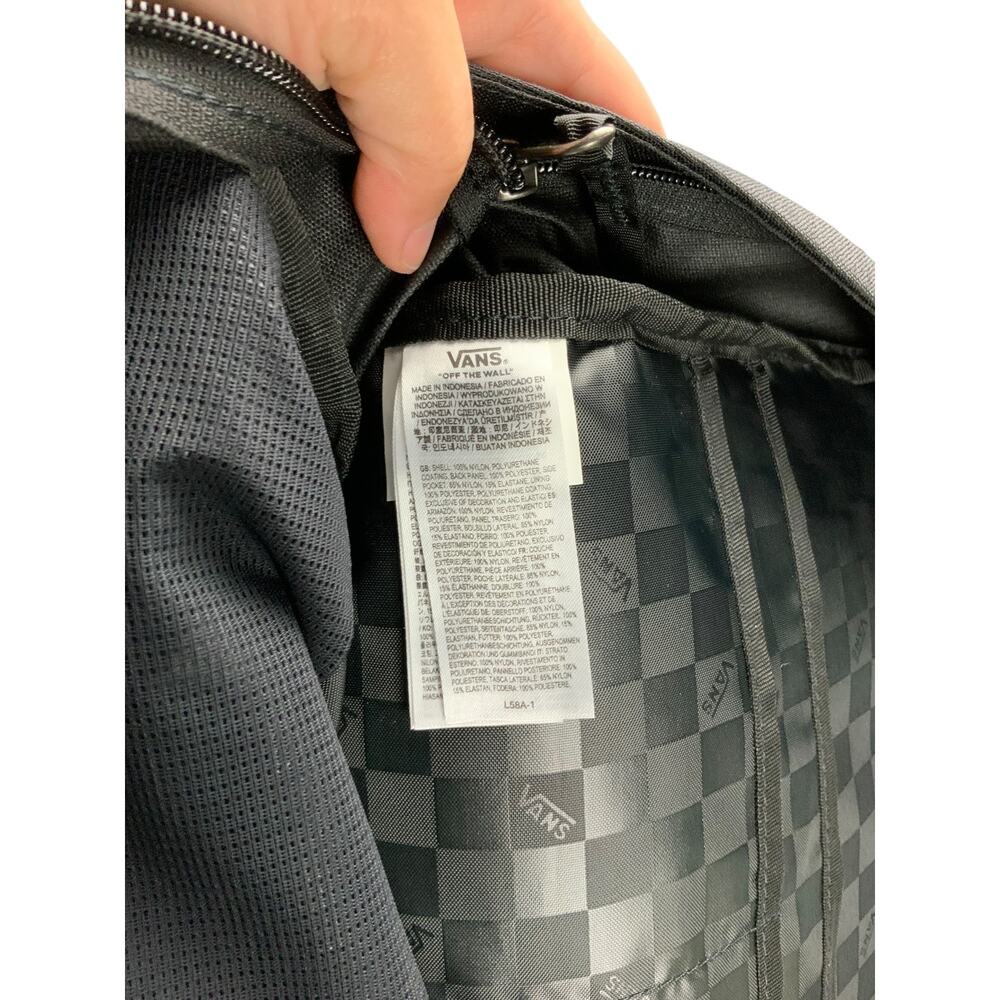 Vans Skateboard Backpack Black Laptop School Travel Hiking Daypack NWT Unisex - Picture 4 of 6